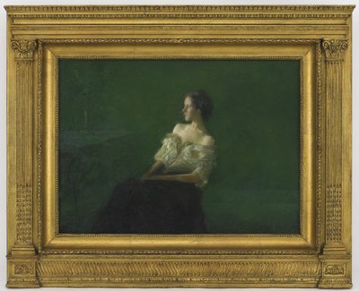 1897 की एक महिला बैठा का अध्ययन द्वारा थॉमस विल्मर डेविंग